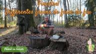 Différentes façons de faire du feu avec un Firesteel